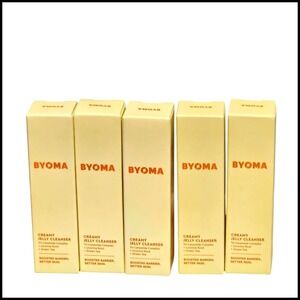 5 x Byoma Creamy Jelly Cleanser Hydrate & Brighten 10ml Travel Size